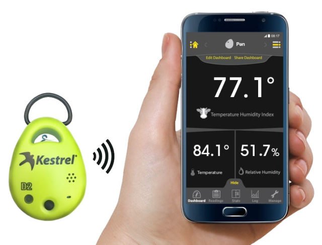 Kestrel Drop D2AG - Monitor Wireless de Estresse Térmico para Pecuária - Image 4